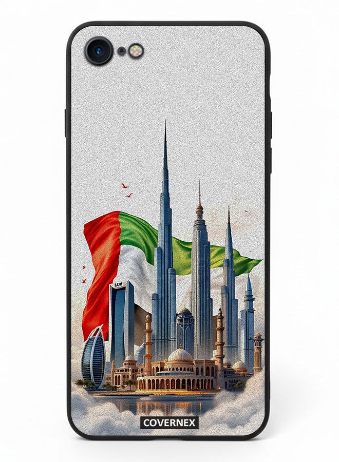 Covernex Apple iPhone 7 Protective Case Cover Printed Featuring The Heart Of Emirates - Image 2