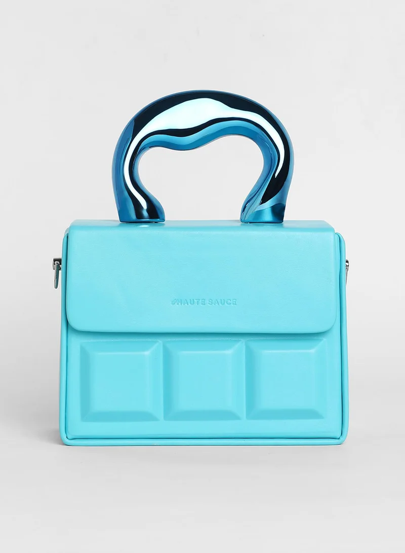 Haute Sauce Women's The Caldera Quilt Hand Bag - Sky Blue