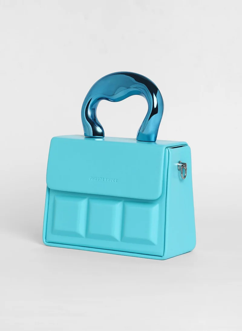 Haute Sauce Women's The Caldera Quilt Hand Bag - Sky Blue