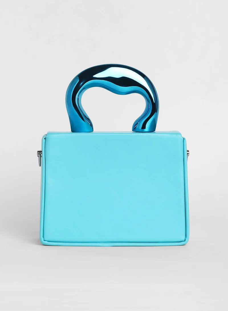 Haute Sauce Women's The Caldera Quilt Hand Bag - Sky Blue