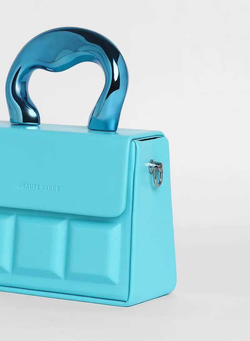 Haute Sauce Women's The Caldera Quilt Hand Bag - Sky Blue