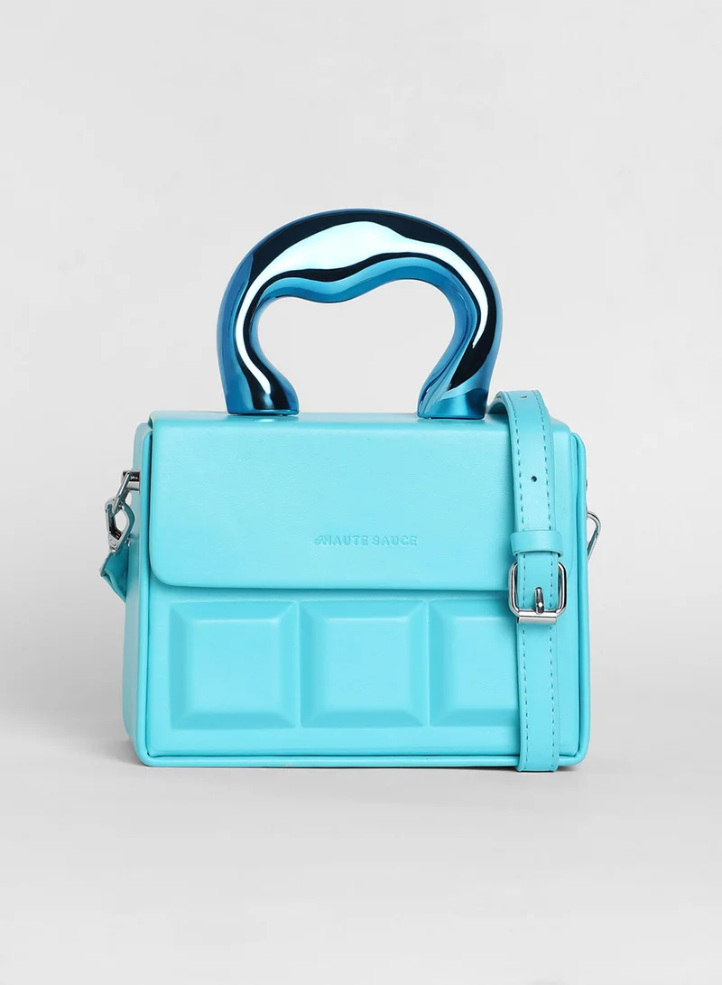 Haute Sauce Women's The Caldera Quilt Hand Bag - Sky Blue
