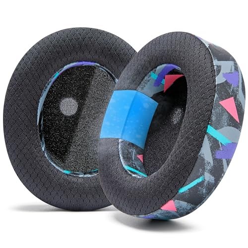 WC Freeze Stealth Pro - Cooling Gel Earpads for Turtle Beach Stealth Pro by Wicked Cushions - Boost Comfort, Durability, Thickness & Sound Isolation for Superior Gaming Sessions | 90's Black - Image 1