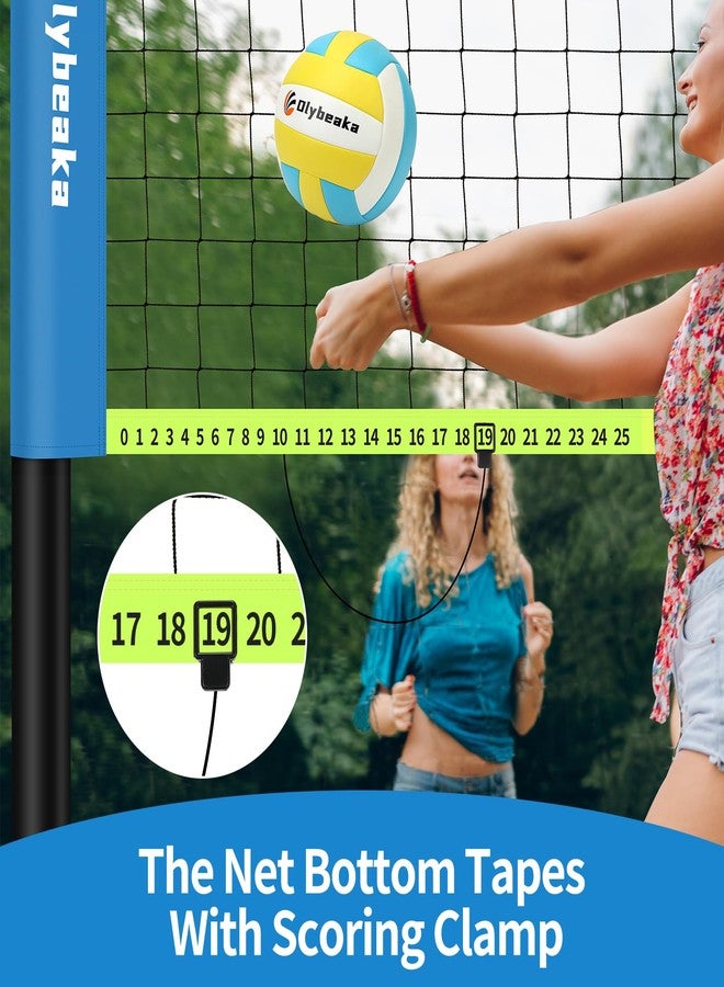 Olybeaka Volleyball Net 32 ft (Blue + Yellow, 32ft) - Image 5