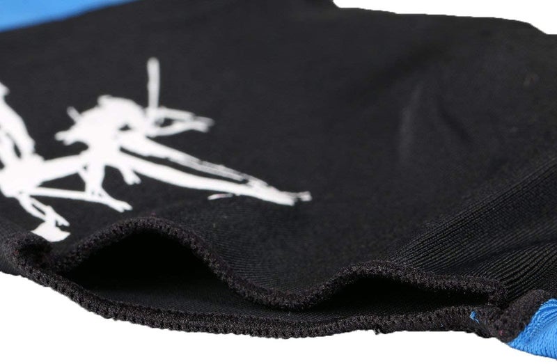 Mumian Man Woman Elastic 3 Fingers Show Gloves for Billiard Shooters Carom Pool Snooker Cue Sport - Wear on The Right or Left Hand 1PCS (Blue, L) - Image 3