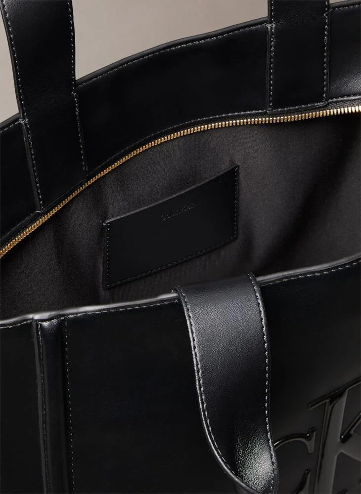 CALVIN KLEIN Logo Raised Medium Tote