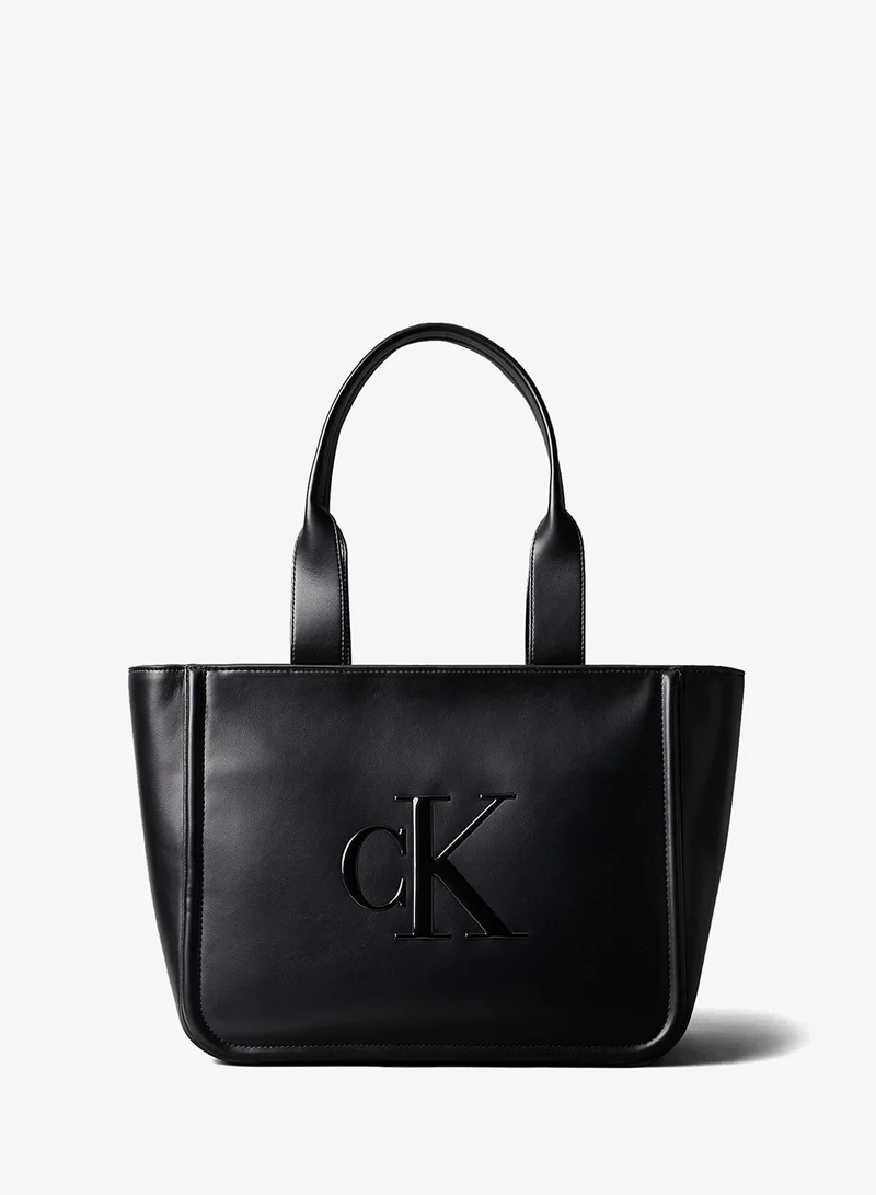 CALVIN KLEIN Logo Raised Medium Tote