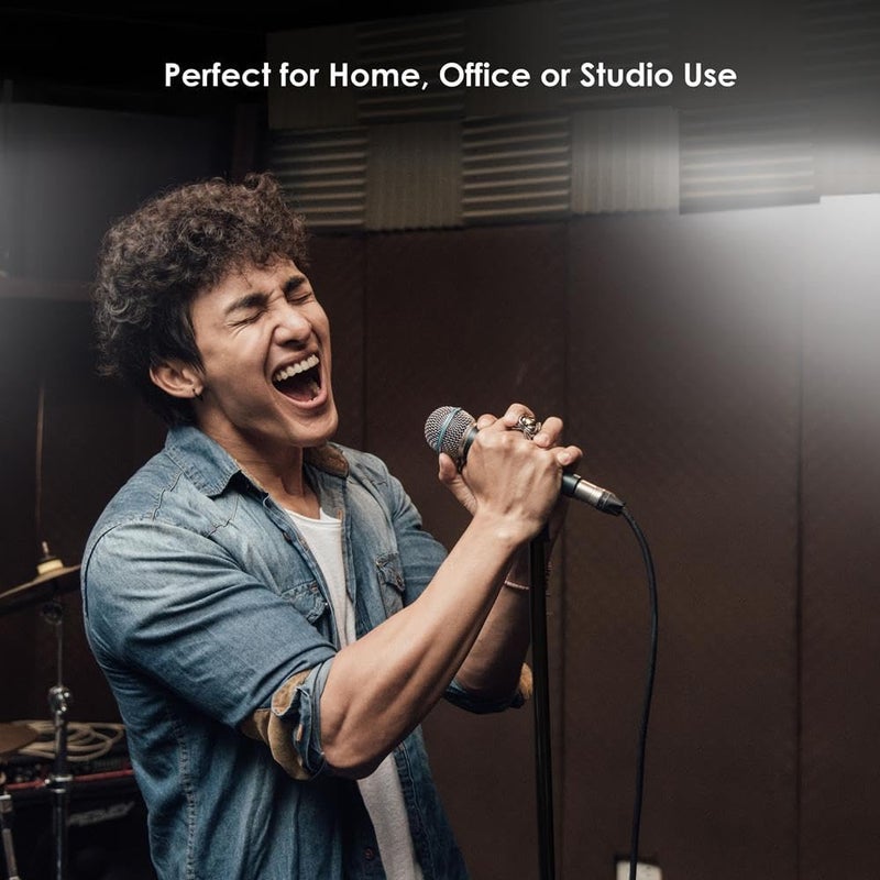 Pyle حامل ميكروفون قابل للتعديل - حامل ميكروفون عالمي بقاعدة ثقيلة مدمجة، تصميم قائم على الأرض، قابل لتعديل الارتفاع، مشبك زاوية دوار للغناء والتسجيل (2.8’ - 5’ قدم، 9.8” قطر القاعدة) - Image 5