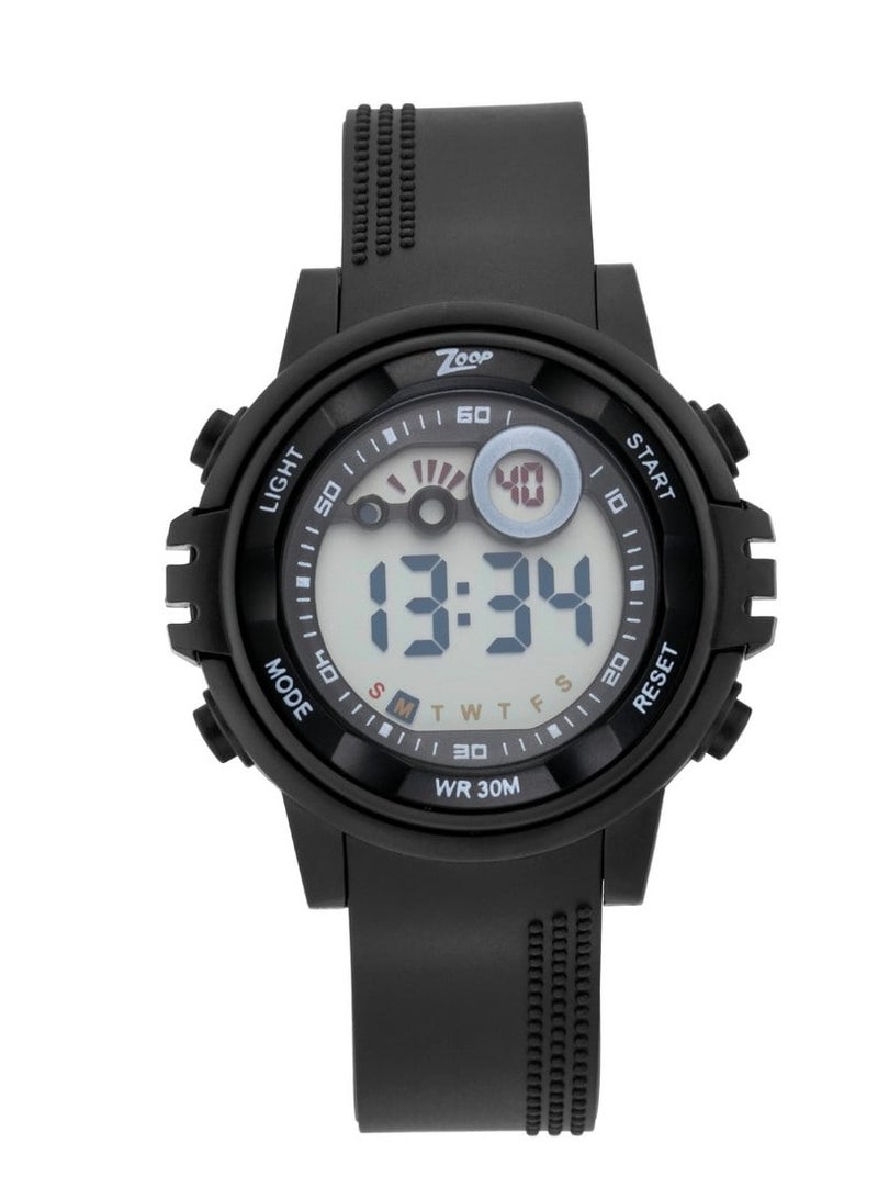 Zoop Black Kids Digital Watch-26017PP02 - Image 1