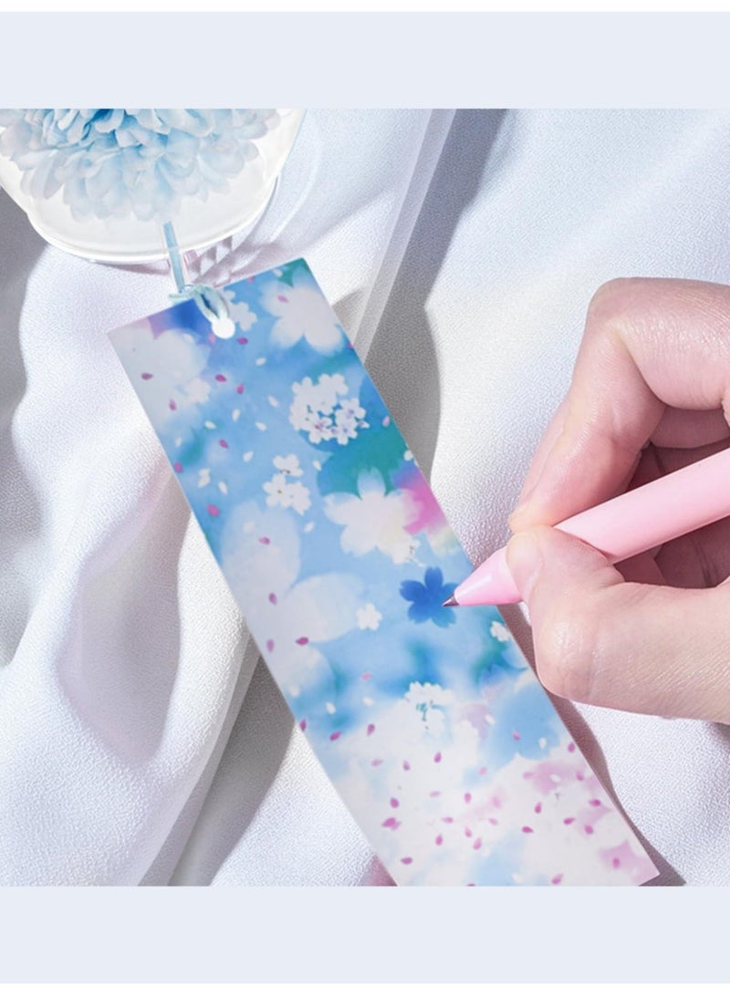 بي إس أجراس الرياح اليابانية، أجراس الرياح الزجاجية الملونة مع ملصق جرس يدوي الصنع لديكور الفناء الخارجي للحديقة المنزلية (زهرة) - Image 5