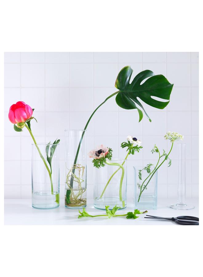 erorex Vase, set of 3, clear glass - Image 2