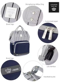LEQUEEN Lequeen Diamond 7TH Edition Soft Waterproof Original mommy bag  - Image 5