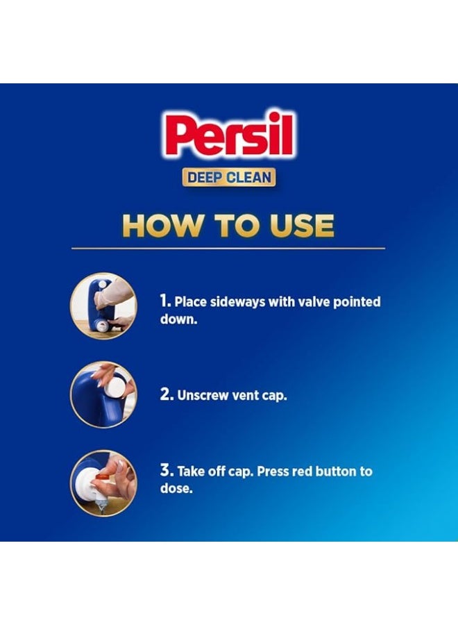 Persil Power Gel Liquid Laundry Detergent, Deep Clean Technology for Top Loading Washing Machines Perfect Cleanliness, Dense Foam & Long-Lasting Freshness, 7L Premium Packaging & Easy Dosing Technique - Image 5