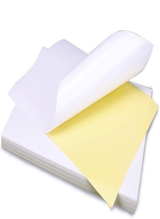 True-Ally Sticker Self-Adhesive Glossy Photo Paper A4 Size 120 GSM for Inkjet Printer (Creamy White) Dries Quickly DIY Sticker Printing Label Art (A4-50 Sheets) - Image 1