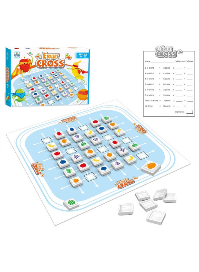 Loquat Children's Intelligence Desktop Parent-Child Interactive Fruit Fun Fun Lian Lian Lian Lian Lian Lian Kan Game Chess Educational Toys Cross Border-Specifications:English 104 - Image 3