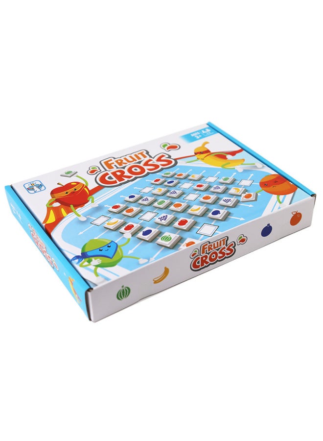 Loquat Children's Intelligence Desktop Parent-Child Interactive Fruit Fun Fun Lian Lian Lian Lian Lian Lian Kan Game Chess Educational Toys Cross Border-Specifications:English 104 - Image 1