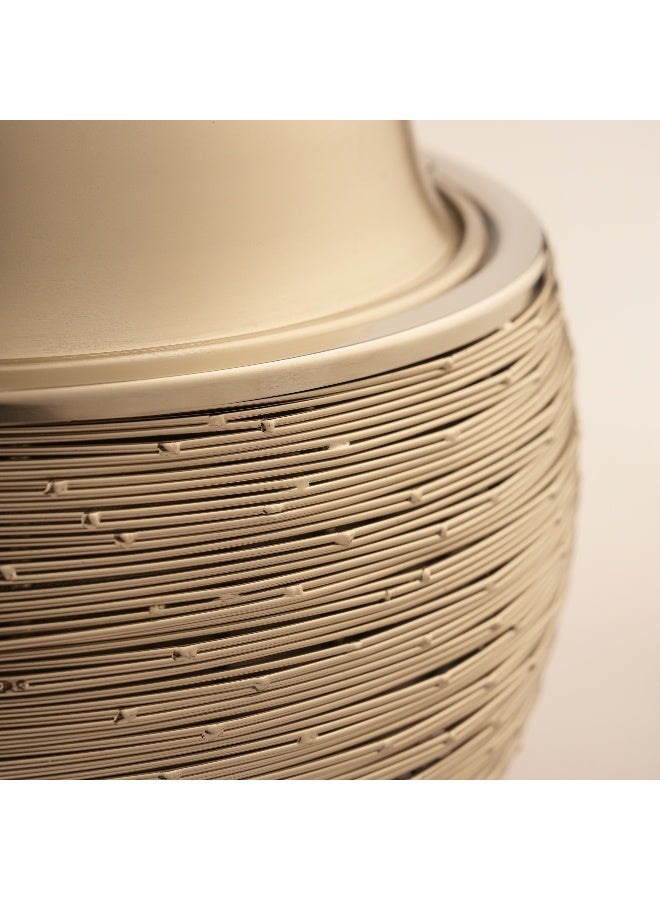 La Mesa سخان طعام من الفولاذ المقاوم للصدأ سعة 3 لتر مع غطاء نيكل، ذهبي شامبانيا - Image 3