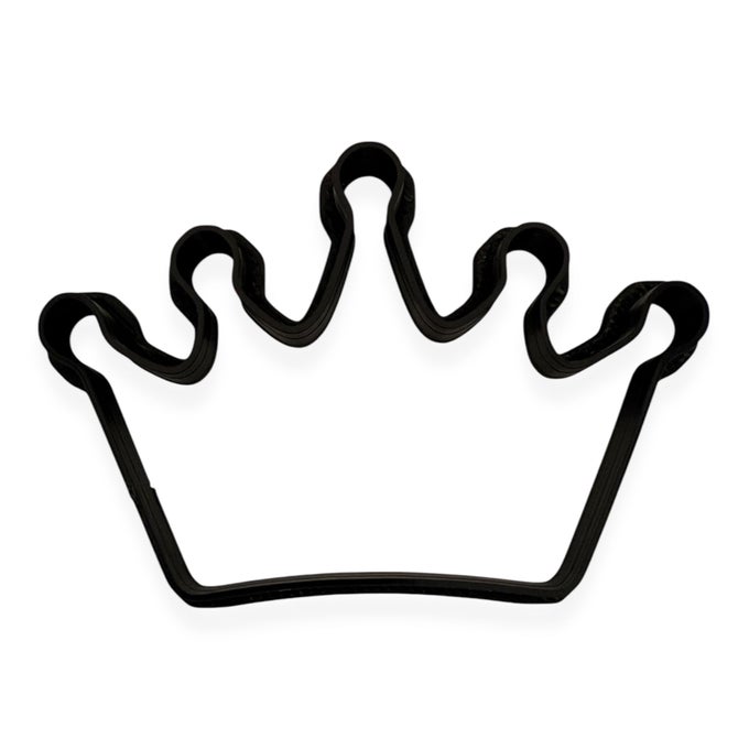 CROWN COOKIE CUTTER WITH EASY TO PUSH DESIGN 4 INCH