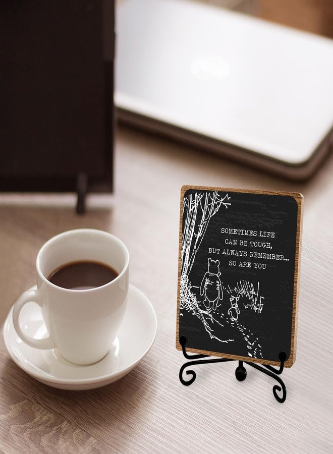 Toerifer Funny Inspirational Desk Sign, Cute Inspirational Decor Gifts for Women Men, Inspirational Table Decorations Supplies, Desk Cubicles Accessories for Friends Coworkers 01 - Image 4