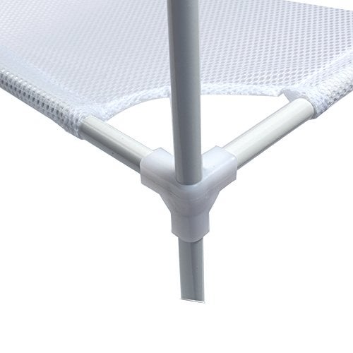 CASOLLY 6 Layer Sweater Drying Rack Mesh Foldable,Stackable,White - Image 3