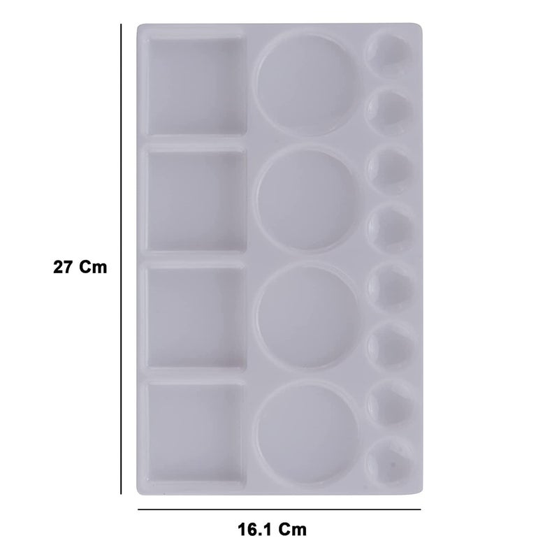 KRYTONEý16 Well Rectangle Plastic Painting Palette(DSV62) - Image 4