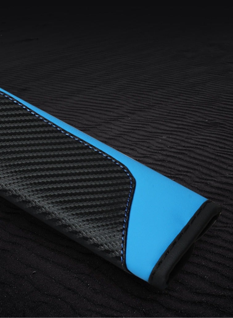 EBMINI New Carbon Fiber Leather Car Seat Belt Shoulder Protector  - Image 3