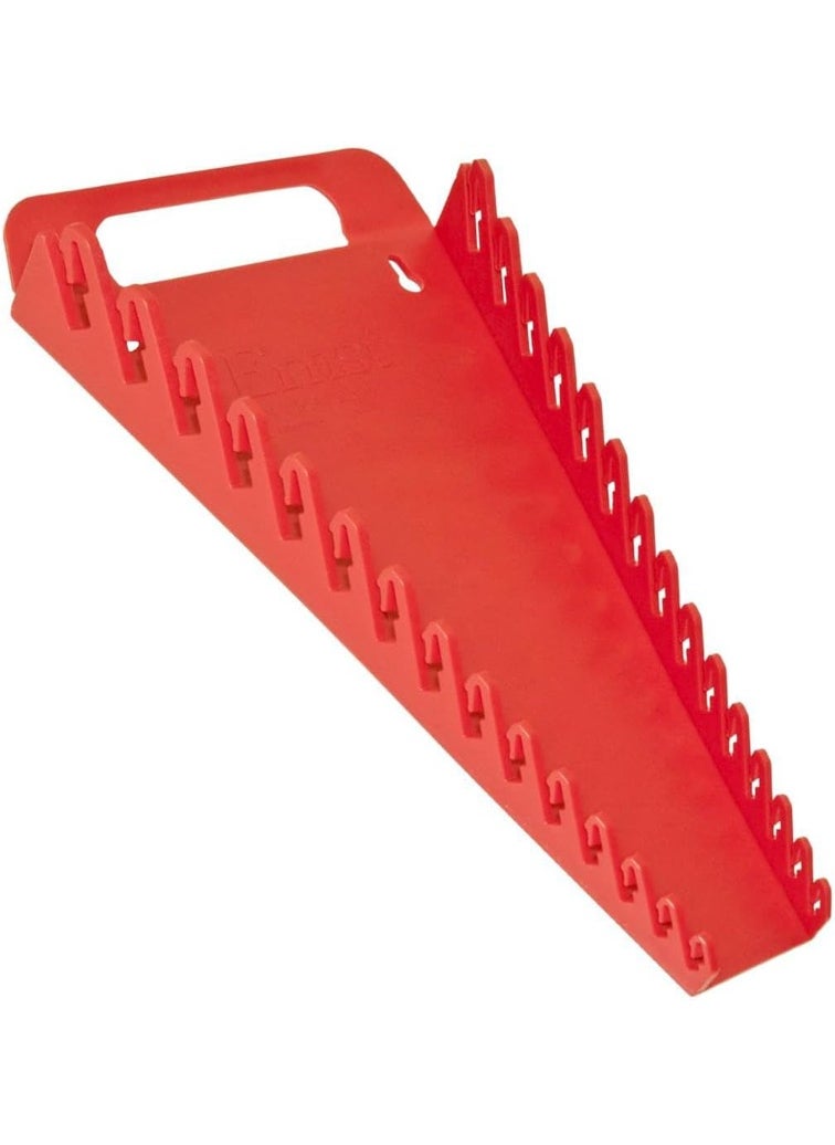 Ernst Manufacturing ERNST Wrench Gripper - Wrench Organizer, Wrench Holder for 15 Tools, Red  - Image 1
