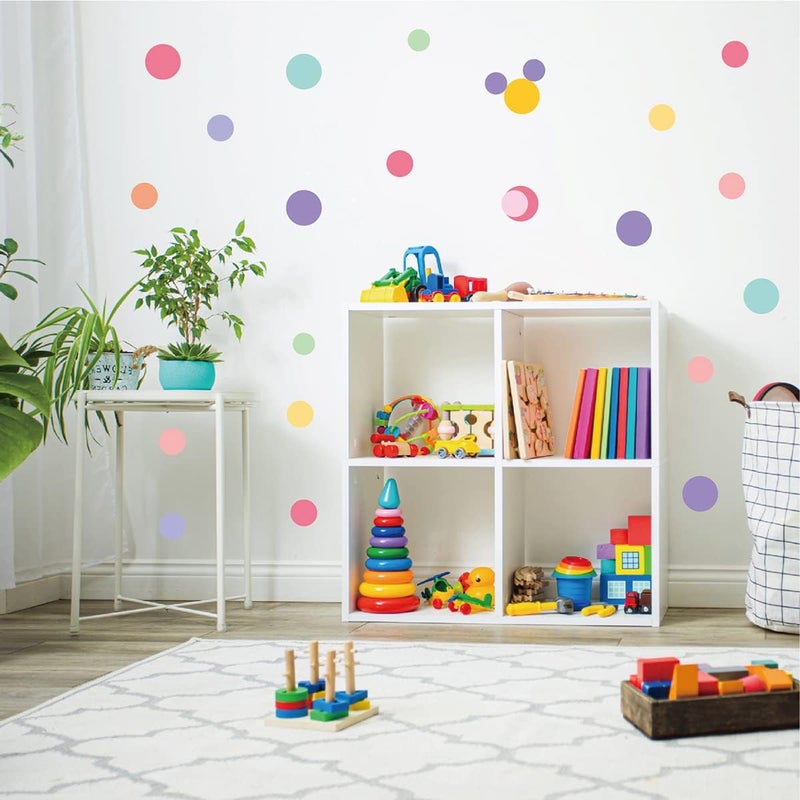 CELAENO Colorful Polka Dot Wall Decal Stickers - Image 2