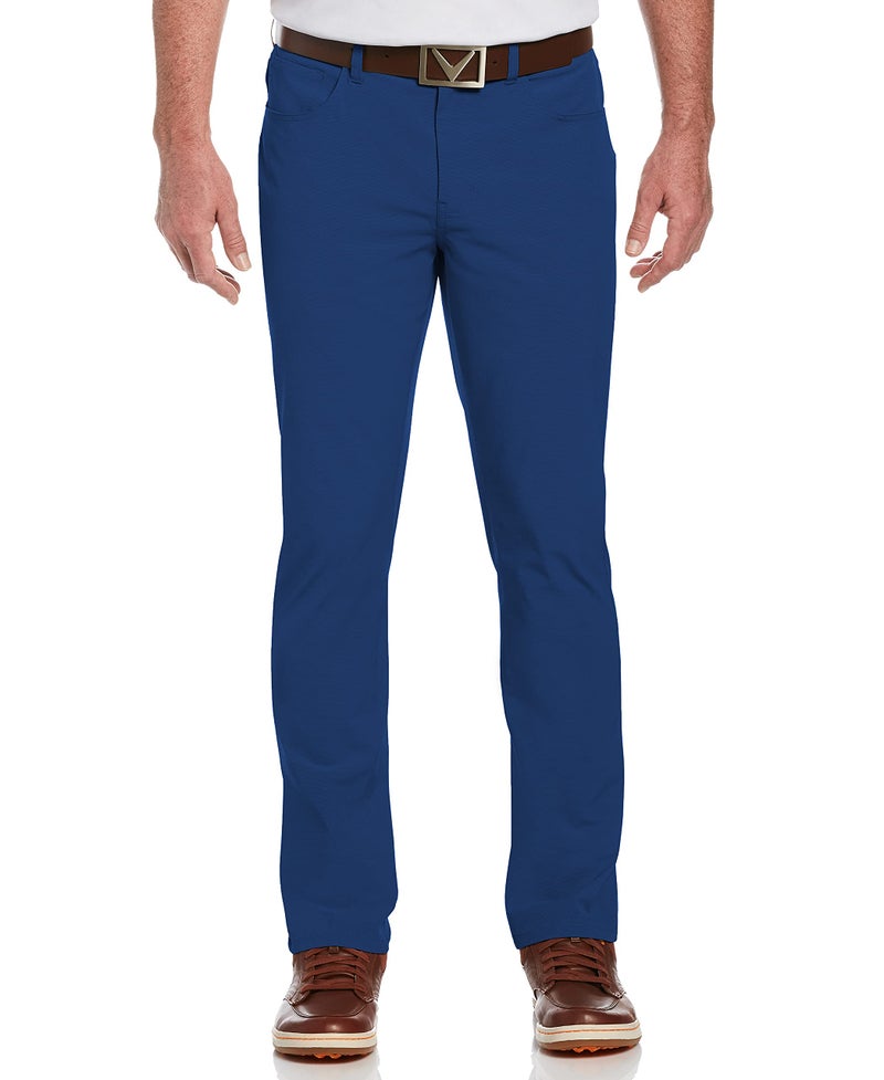 Callaway EverPlay 5-Pocket Golf Pant (Waist Size 30-56 Big & Tall), Deep Navy HTR, 36W x 32L