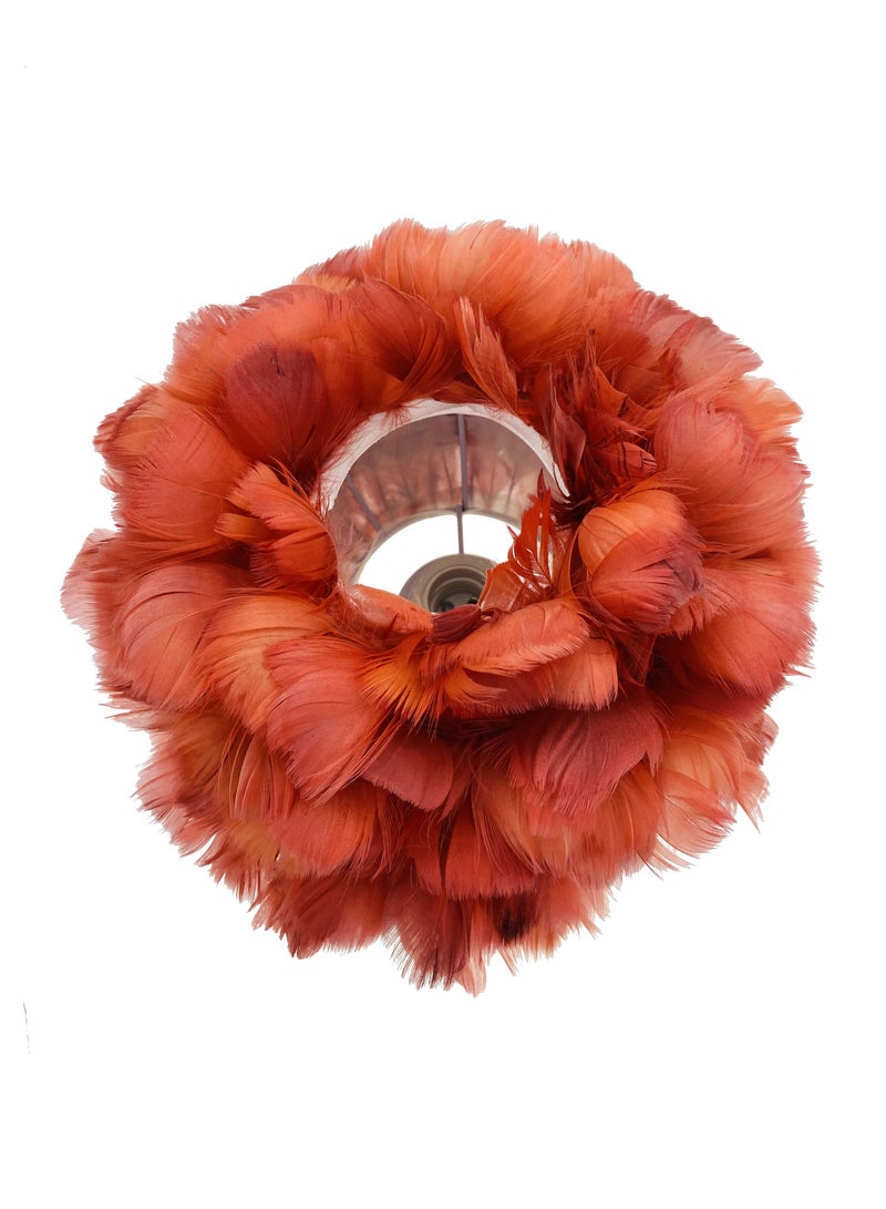 سکیلو مصباح سرير LED عصري على شكل ريشة - ضوء ليلي ناعم بزهرة الهندباء بثلاثة ألوان | مصباح طاولة مزخرف لغرفة النوم، أو الدراسة، أو الهدايا (30×47 سم، موديل LIT-01) - Image 2