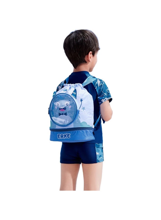 ERKE Children'S Swimming Bag Dry And Wet Separation Swimsuit Storage Bag Boys And Girls Kids Double Shoulder Backpack Waterproof Bag - Image 1