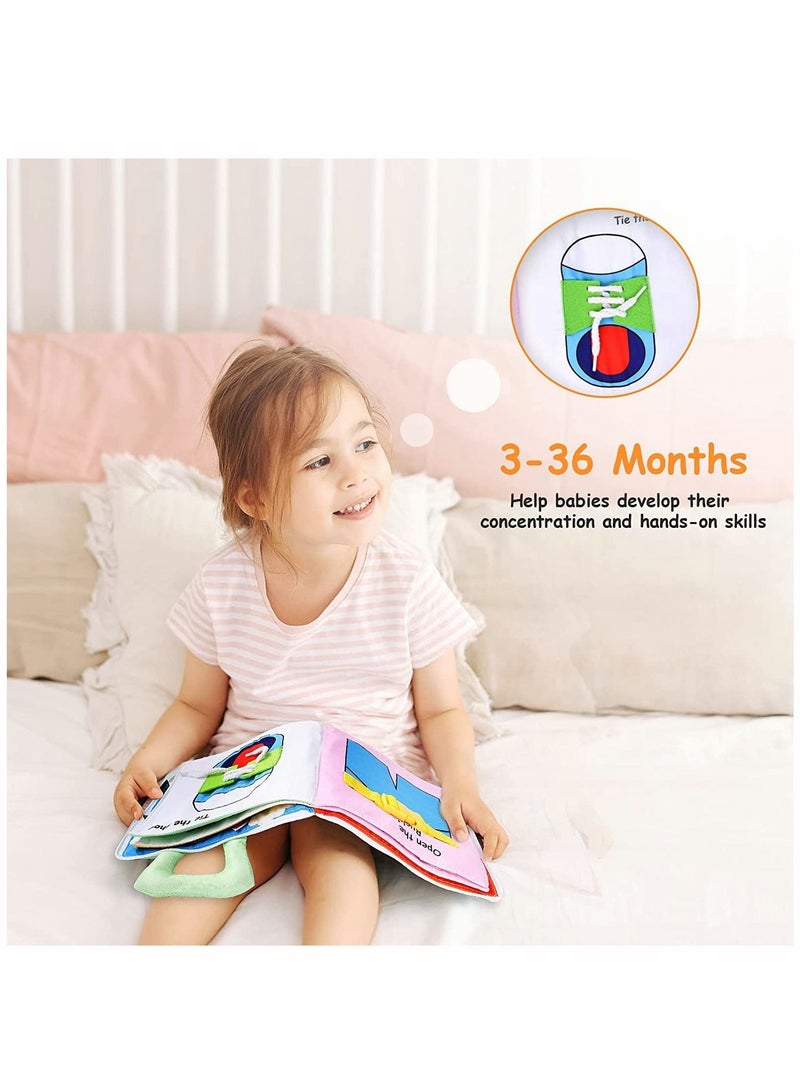 Y&D Baby Cloth Books, Soft Books Quiet Book for Toddlers, Bath Book, Early Learning Babies First Gifts 0-3-Year-Old Toddlers  - Image 3