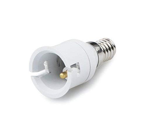 Homenique E14 to B22 Screw Base Socket Lamp Holder Light Bulb Converter Adapter Random Colour 5 Pieces - Image 3