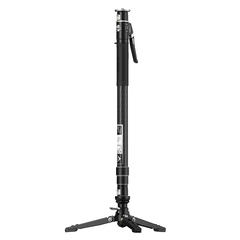YC ONION Pineta Carbon Fiber Camera Monopod, Professional Camera Monopod, Camera Tripod with FEISO Release System,Stands Adapted for Mobile Phones，Stands adapted for Table Computers - Image 1