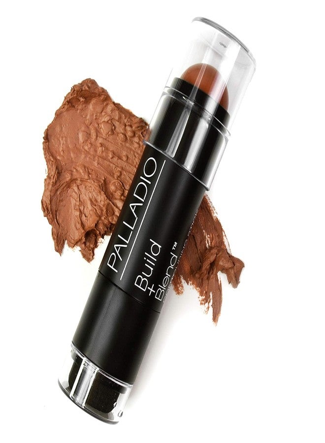 Palladio Contouring Makeup Stick BUILD + BLEND Contour Stick Makeup, Face Makeup for Perfect Sculpting Look, 0.23 Ounce (Cinnamon) - Image 1
