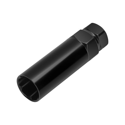 SOOMJ DYNOFIT 6 Spline Tuner Lug Nuts Key for Wrench with 34 inch 19mm and 1316 inch21mm Hex Aftermarket Spline Lug Nut Socket Replacement Tool for 12 12x15 12x125 Wheel Nuts - Image 1