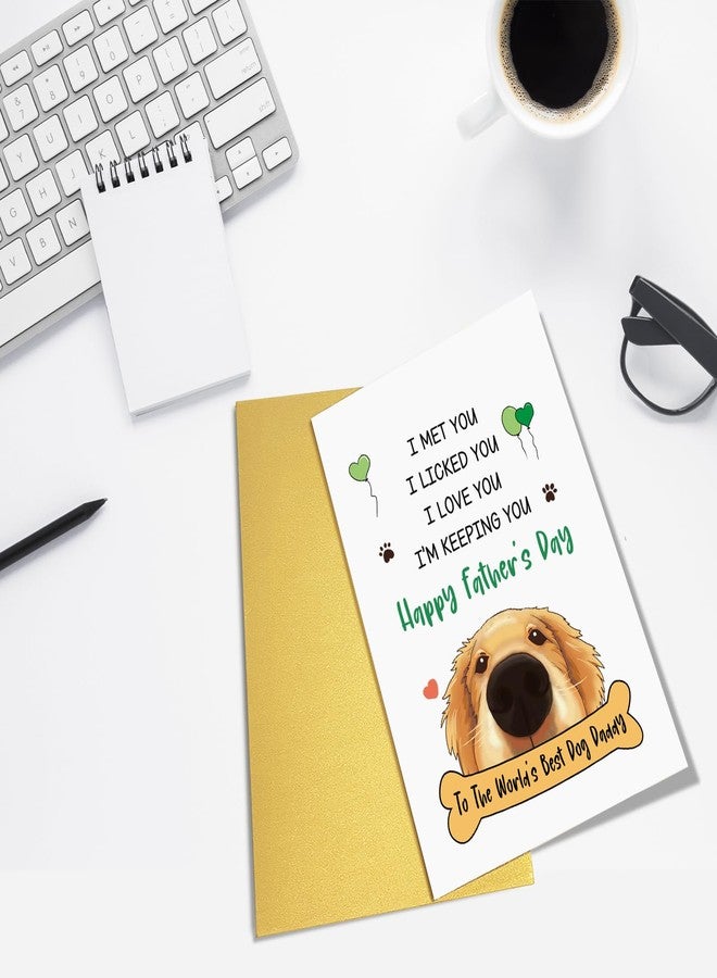 Goroar Funny Father's Day Card for Dog Daddy, Cute Father's Day Card from Dog, Happy Father's Day To The World's Best Dog Daddy - Image 4