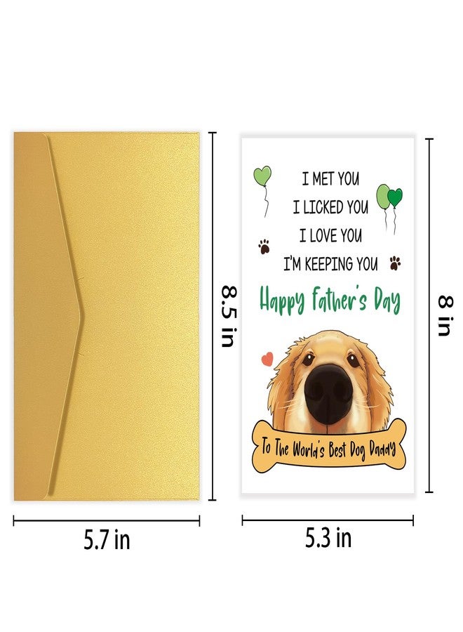 Goroar Funny Father's Day Card for Dog Daddy, Cute Father's Day Card from Dog, Happy Father's Day To The World's Best Dog Daddy - Image 2