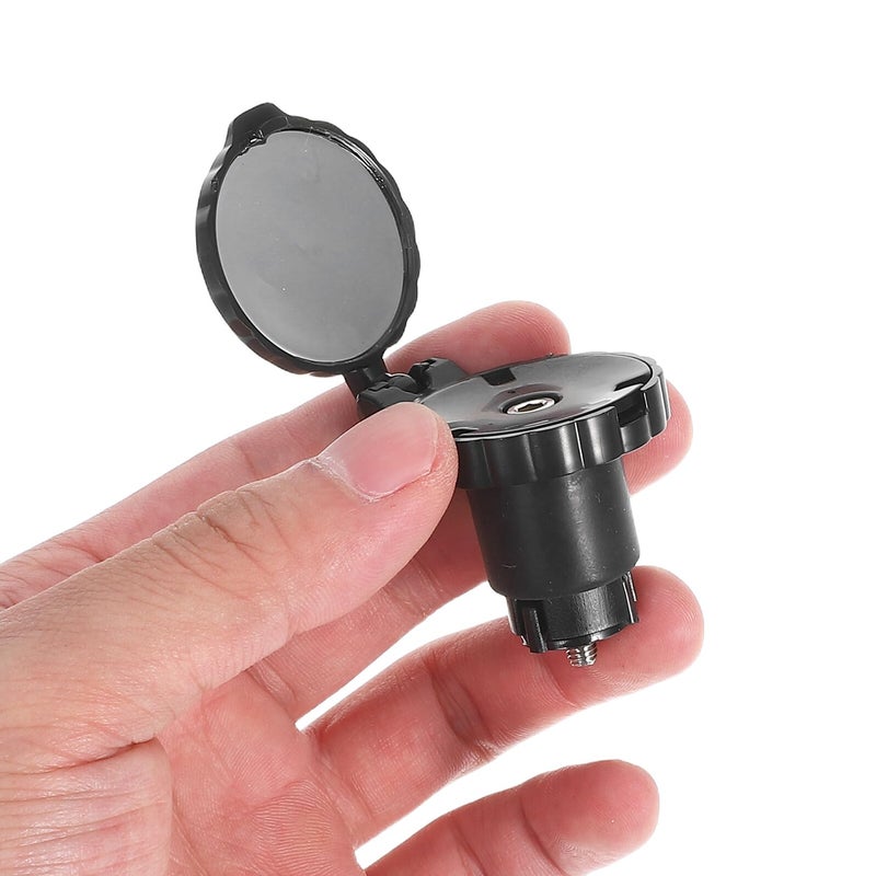 Bike Handlebar Mirrors Pair 3cm Acrylic Convex Rearview Mirrors for Road Mountain Cycling Safety - Image 3
