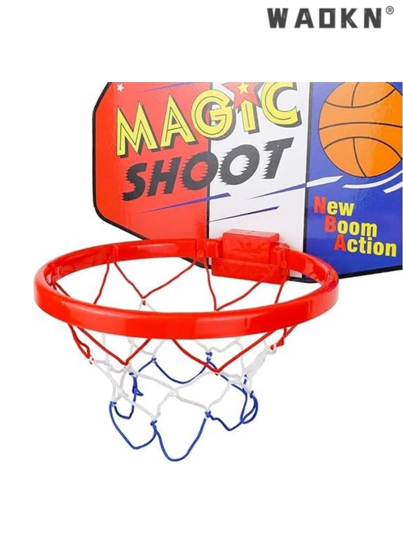 WAOKN Indoor Mini Basketball Hoop Set.Children's Toys, Basketball Board, Parent-Child Sports, Indoor Basketball. for Door and Wall Mount with Complete Accessories Basketball Toy Gifts - Image 3