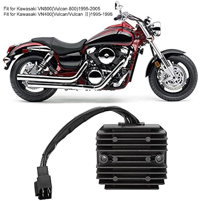 aqxreight Motorcycle Voltage Regulator For Rectifier Parts Increase Replacement Charging Capacity Stable Performance Fit For VN400/VN800/VN1500/VN1600 - Image 4