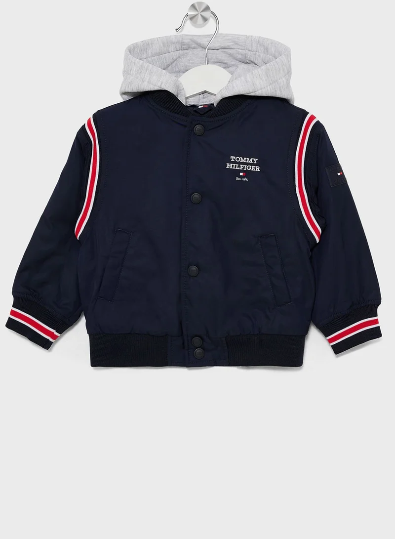 TOMMY HILFIGER Kids Logo Bomber Jacket