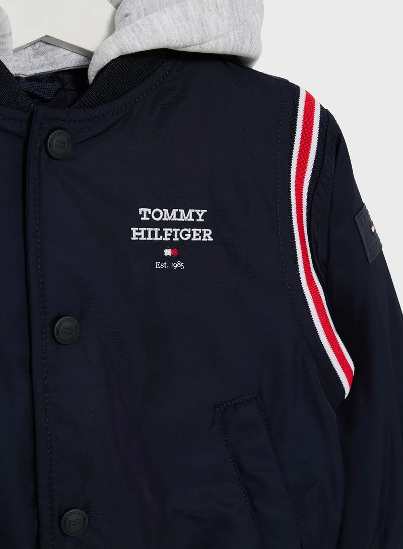 TOMMY HILFIGER Kids Logo Bomber Jacket