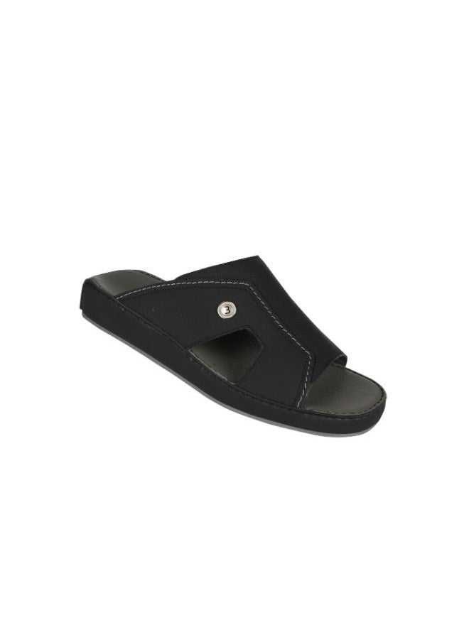 barjeel uno - Barjeel Uno Mens Sandals C357-21 Black - Image 1