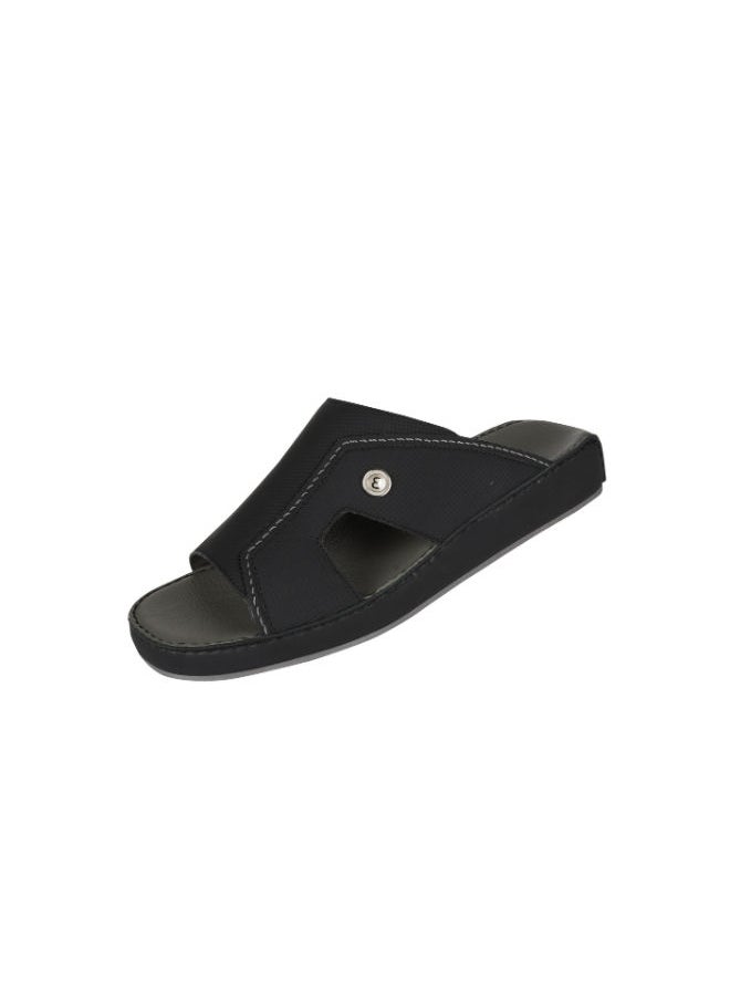 barjeel uno - Barjeel Uno Mens Sandals C357-21 Black - Image 1