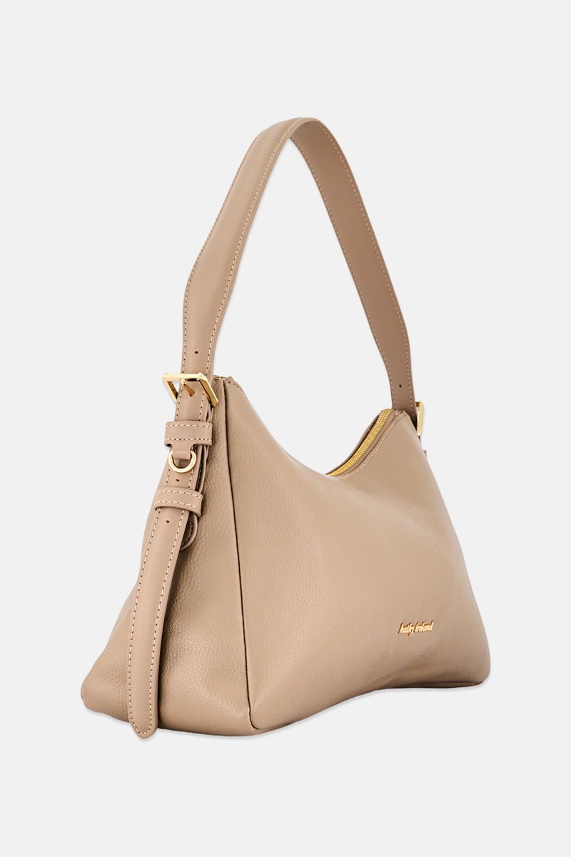 Kathy Ireland Women Brand Logo Shoulder Bag, Grey - Image 3