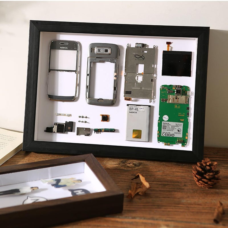 Dohomi 2 Pack Shadow Box Frame 8x10 Shadow Box Display Case Black Picture Frame Glass Surface Internal Depth 0.6 inch for Wall Or Tabletop - Image 5