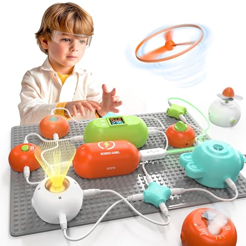 SMILESSKIDDO Science Kits for Kids STEM Kits for Kids Electronics Exploration Kit Over 420 Projects 35 Circuit Parts STEM Educational Toy Gifts for Kid Boys Girls Ages 3 4 5 6 7 8 9 10 11 12 - Image 1