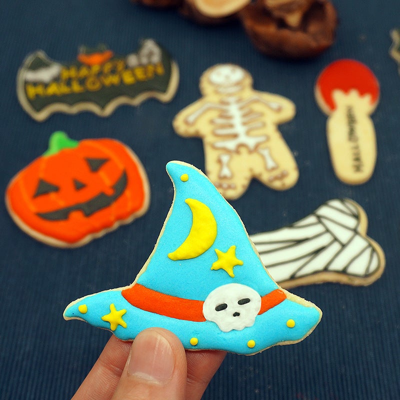 Halloween Cookie Mold Set Fondant Biscuit Diy Tool Household Element Stainless Steel Biscuit Cutting Mold Baking - Image 4