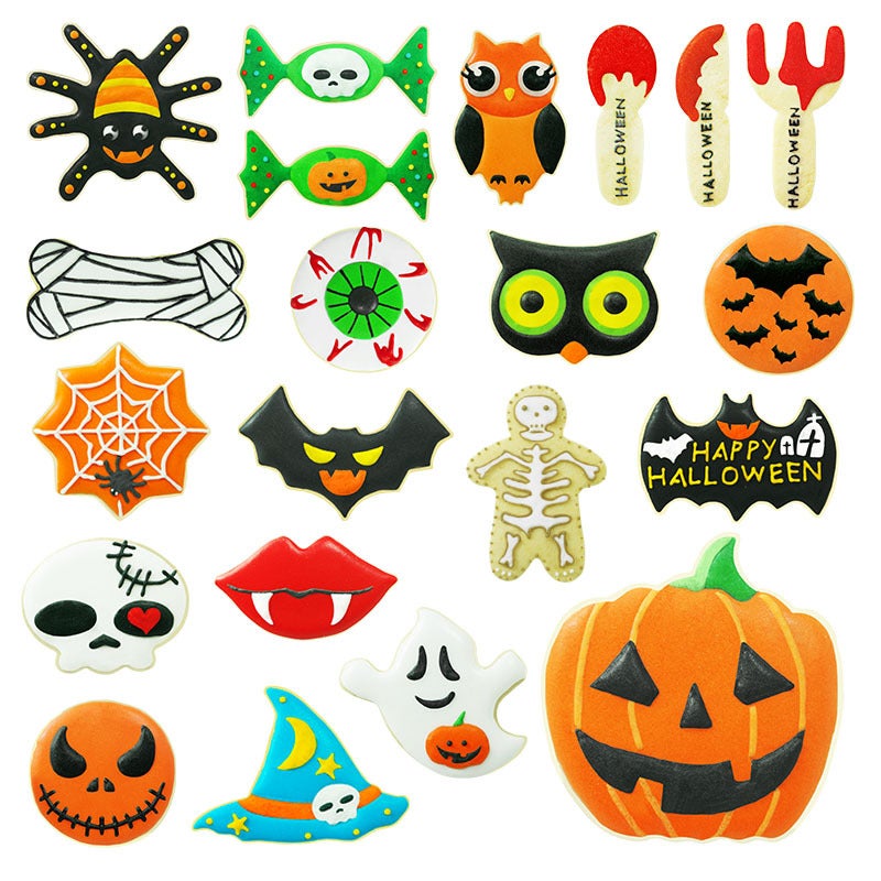 Halloween Cookie Mold Set Fondant Biscuit Diy Tool Household Element Stainless Steel Biscuit Cutting Mold Baking - Image 3